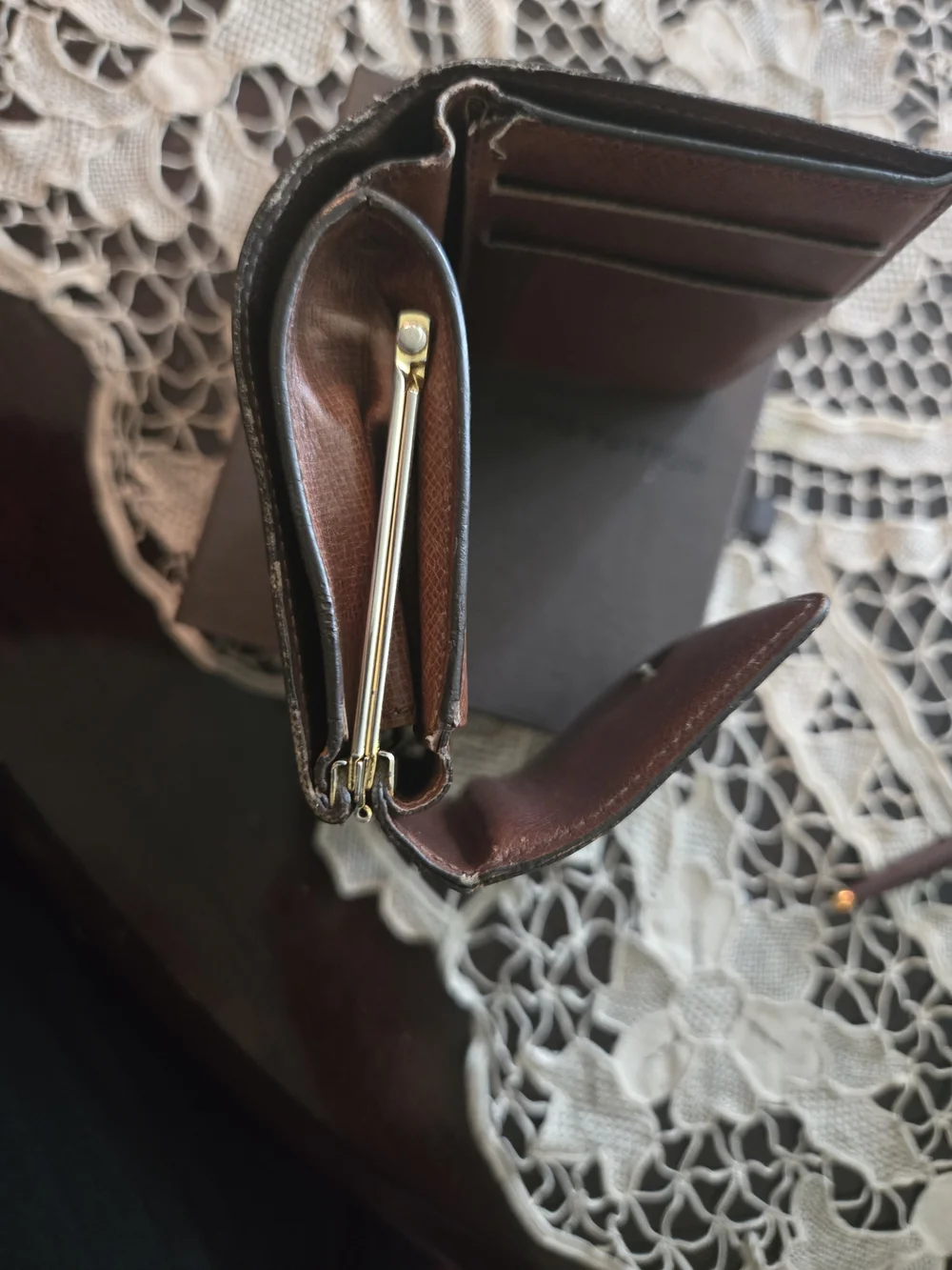 Louis Vuitton Vintage Monogram Brown Women's Wallet